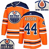 Oilers #44 Kassian Orange With Special Glittery Logo Adidas Jersey,baseball caps,new era cap wholesale,wholesale hats